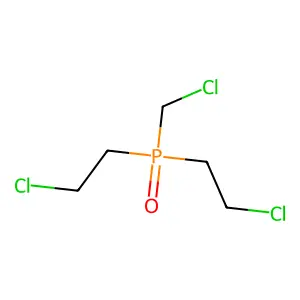1-Chloro-2-[2-chloroethyl(chloromethyl)phosphoryl]ethane structure