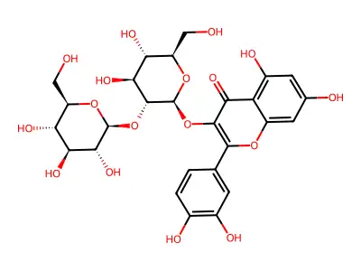 quercetin 3-O-sophoroside structure