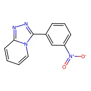 3-(3-Nitrophenyl)[1,2,4]triazolo[4,3-a]pyridine structure