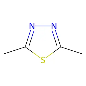 2,5-Dimethyl-1,3,4-thiadiazole structure