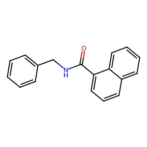 N-Benzyl-1-naphthalenecarboxamide structure