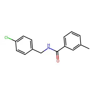 N-(4-chlorobenzyl)-3-methylbenzamide structure