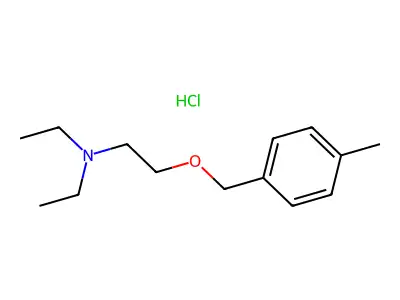 N,N-Diethyl-2-(4-methylbenzyloxy)ethylamine hydrochloride structure