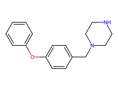 1-[(4-Phenoxyphenyl)methyl]piperazine structure