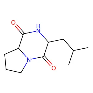 Cyclo(D)-Pro-(D)-Leu structure