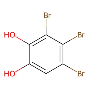 3,4,5-Tribromocatechol structure