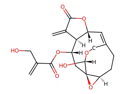 Hydroxyvernolide structure