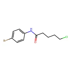 Pentanamide, N-(4-bromophenyl)-5-chloro- structure