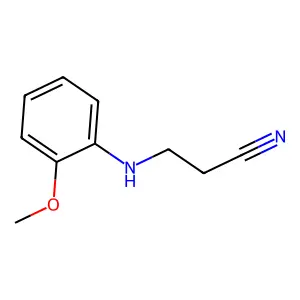 3-(2-Methoxy-phenylamino)-propionitrile structure