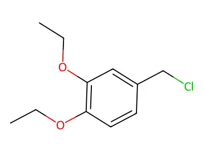 4-Chloromethyl-1,2-diethoxy-benzene structure