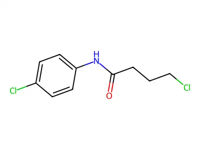 4-chloro-N-(4-chlorophenyl)butanamide structure