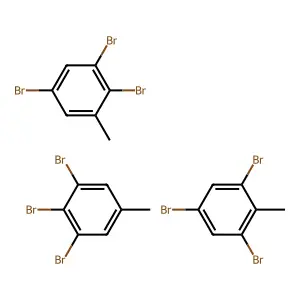 Tribromotoluene structure