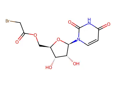 2'(3')-O-Bromoacetyluridine structure