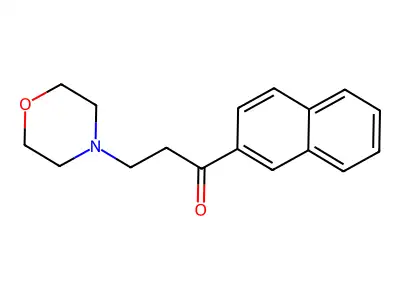3-(Morpholin-4-yl)-1-(naphthalen-2-yl)propan-1-one structure