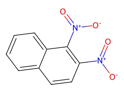 1,2-二硝基萘 structure