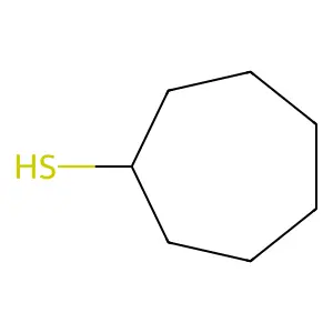 Cycloheptanethiol structure
