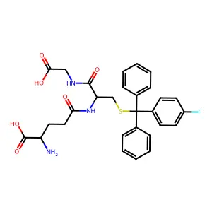 Glutamine,.alpha.-diphenylbenzyl)thio]ethyl]-, L- structure