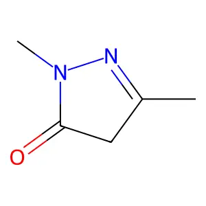 3H-Pyrazol-3-one, 2,4-dihydro-2,5-dimethyl- structure