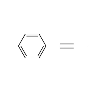 Benzene, 1-methyl-4-(1-propynyl)- structure