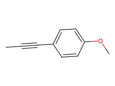 1-Methoxy-4-prop-1-ynylbenzene structure