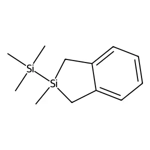 2-Silaindan, 2-methyl-2-(trimethylsilyl)- structure