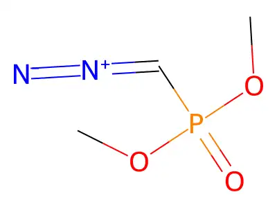 Dimethyl (diazomethyl)phosphonate structure