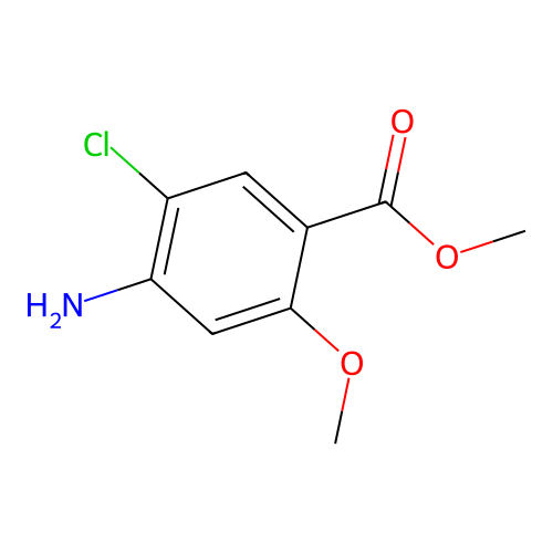 Methyl 4-amino-5-chloro-2-methoxybenzoate structure