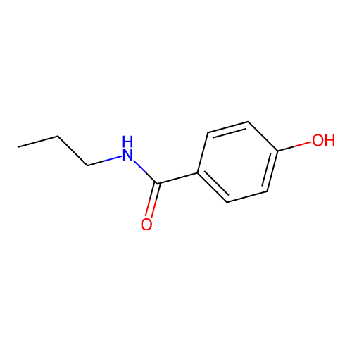 4-hydroxy-N-propylbenzamide structure