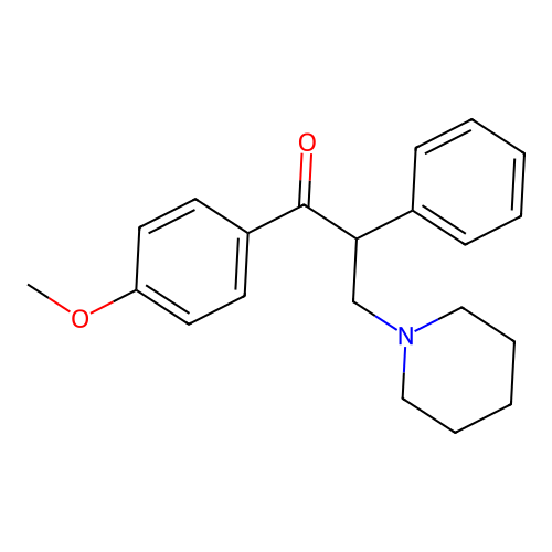 1-(4-Methoxyphenyl)-2-phenyl-3-(piperidin-1-yl)propan-1-one structure