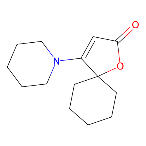 4-(Piperidin-1-yl)-1-oxaspiro[4.5]dec-3-en-2-one structure
