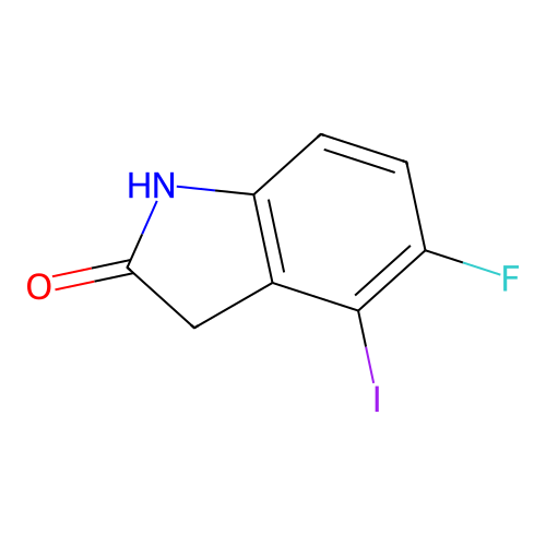 5-Fluoro-4-iodoindolin-2-one structure