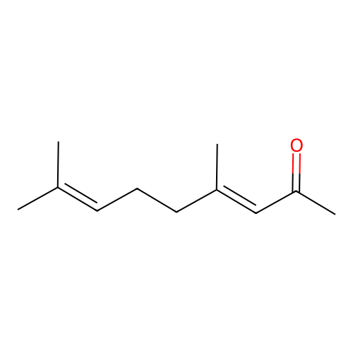 4,8-Dimethyl-3,7-nonadien-2-one structure