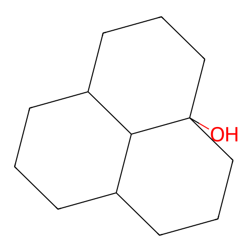 Decahydro-1h-phenalen-3a(4h)-ol structure