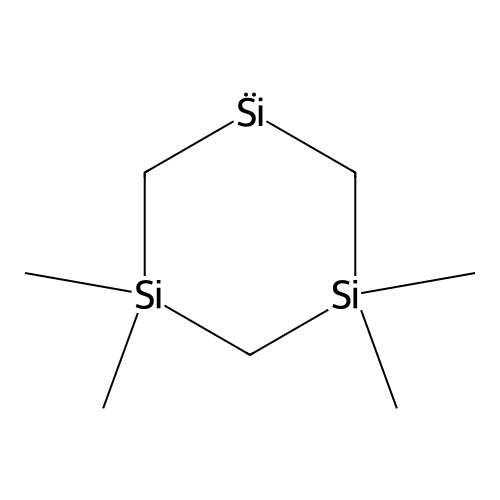 1,1,3,3-Tetramethyl-1,3,5-trisilinane structure
