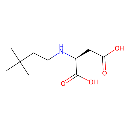 N-(3,3-Dimethylbutyl)-L-aspartic acid structure
