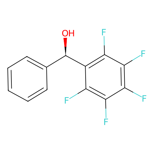 (R)-Phenyl(pentafluorophenyl)methanol structure