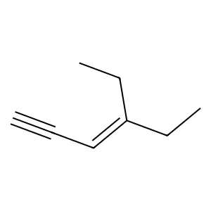 Hex-1-yne-3-ene, 3-ethyl- structure