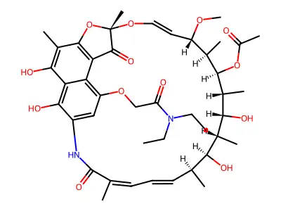 Rifomycin B diethylamide structure
