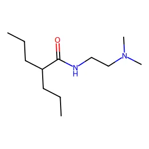Valeramide, N-(2-(dimethylamino)ethyl)-2-propyl- structure
