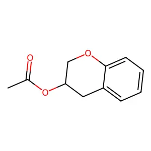 3,4-Dihydro-2H-chromen-3-yl acetate structure