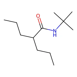 N-叔丁基-2-丙基戊酰胺 structure