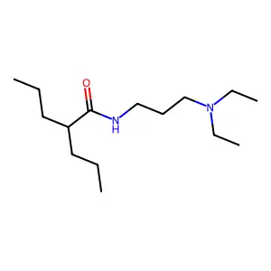Valeramide, N-(3-(diethylamino)propyl)-2-propyl- structure