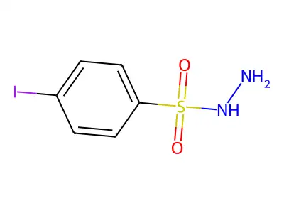 4-Iodobenzenesulfonic acid hydrazide structure