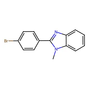 2-(4-Bromophenyl)-1-methyl-1H-benzimidazole structure