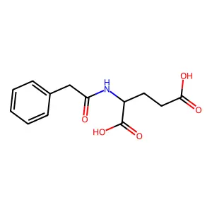2-(2-苯基乙酰氨基)戊二酸 structure