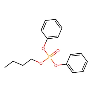 丁基二苯基磷酸酯 structure