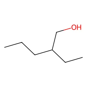 2-Ethyl-1-pentanol structure