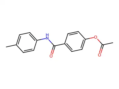 4-(Acetyloxy)-N-(4-methylphenyl)benzamide structure