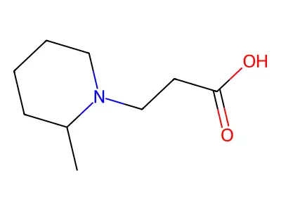 3-(2-Methylpiperidin-1-yl)propanoic acid structure