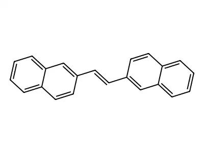 Trans-1,2-DI(2-naphthyl)ethylene structure